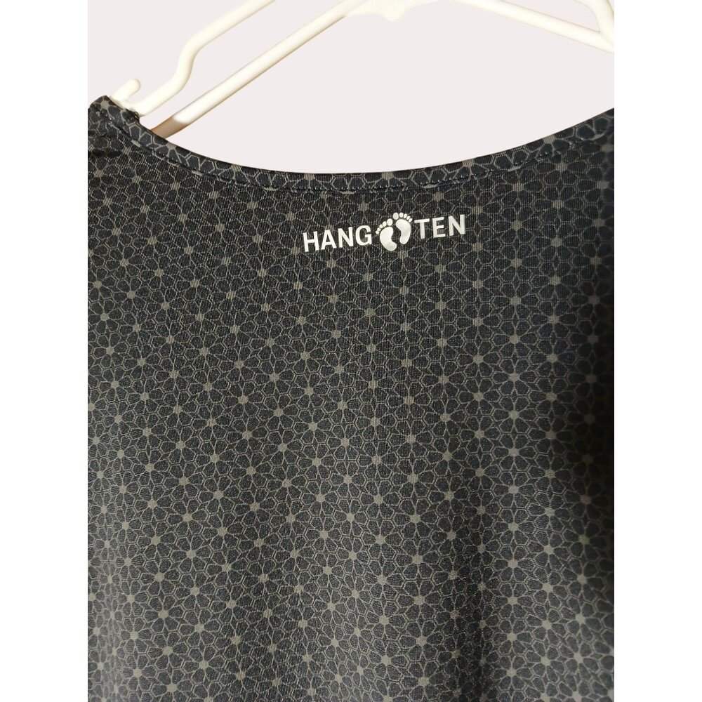 Hang Ten Womens Black Long Sleeve Rash Sun Protection Size XL A - Picture 3 of 13